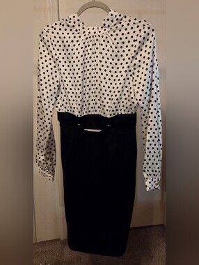 NWOT Venus Polka Dot Sheath Dress